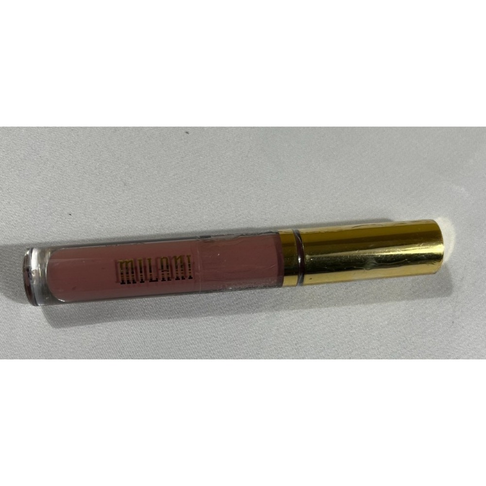 Milani Amore Shine Liquid Lip Color 01 Charming Pink Mauve Nude High Pigment